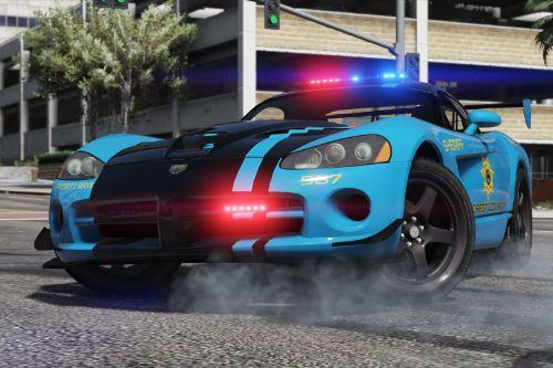 Dodge Viper SRT-10 ACR | Hot Pursuit Police [Add-On / Replace | Template]